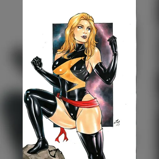 alias:captain_marvel artist:junior_maia character:carol_danvers medium:artwork publisher:marvel style:benes // 1024x1431 // 163.9KB // jpg // image/jpeg // miss_marvel___evaluate_1_10____by_juniormaia100_ddm1dlm (1)