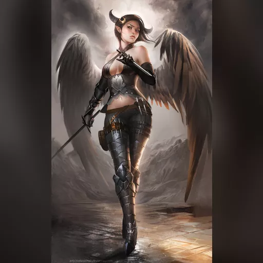 artist:sakimichan medium:artwork medium:drawing plus_artist // 1222x2000 // 1.3MB // jpg // image/jpeg // fallen_by_sakimichan-d4y571x