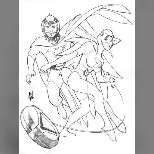 artist:adam_hughes medium:artwork // 820x1082 // 104.0KB // jpg // image/jpeg // gatchaman