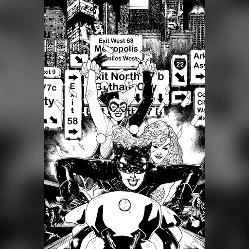 artist:thomas_blake medium:artwork // 5831x8982 // 22.0MB // jpg // image/jpeg // gotham_sirens_girl_s_night_out_by_thomasblakeartist_dddc3yo