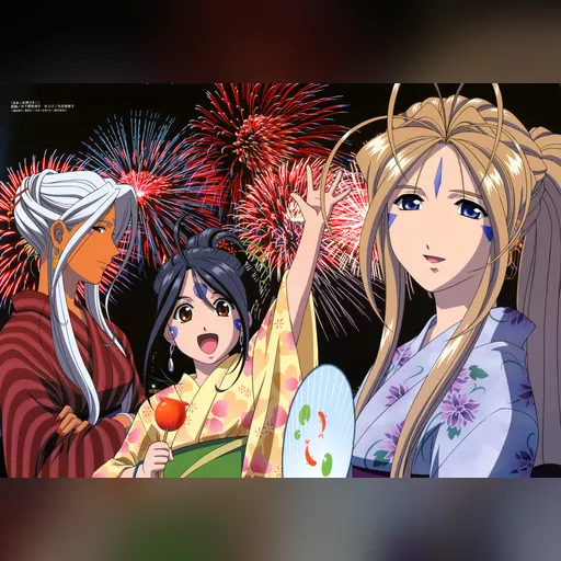 official_artwork series:oh_my_goddess // 6945x4889 // 6.8MB // jpg // image/jpeg // 446164