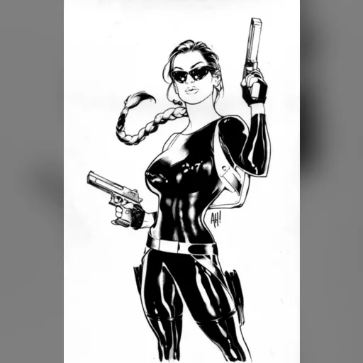 artist:adam_hughes character:lara_croft medium:artwork series:tomb_raider // 488x750 // 60.2KB // jpg // image/jpeg // ah46