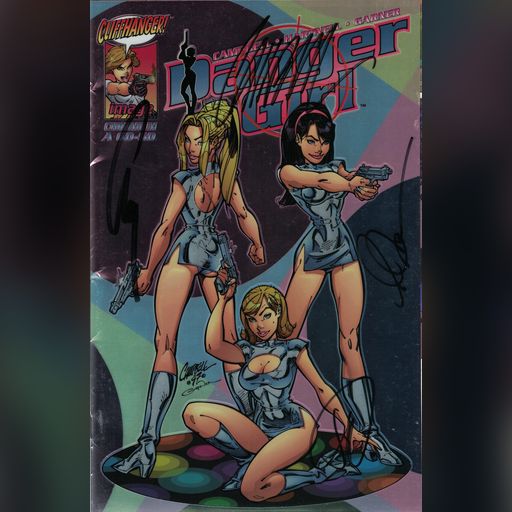 character:abbey_chase character:sydney_savage comic_cover kassle medium:artwork natalia official scan series:danger_girl series:danger_girl_(original) // 3952x6092 // 27.5MB // webp // image/webp; lossless=true // danger_girl_1_chromium_a_go-go_signed