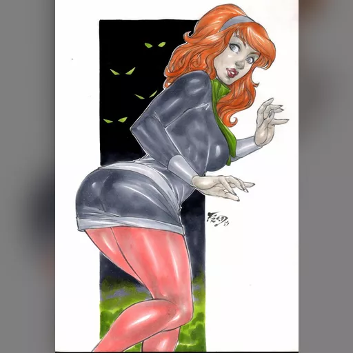 artist:fred_benes downloaded:deviantart medium:artwork medium:drawing style:benes // 1024x1487 // 193.2KB // jpg // image/jpeg // daphne_by_fredbenes-d9kpiaq