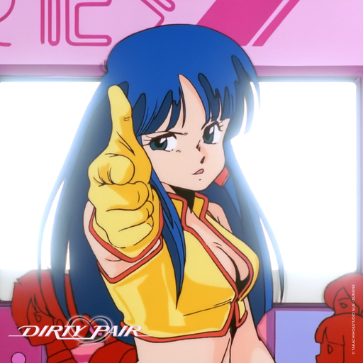 android medium:artwork official official_artwork series:dirty_pair wallpaper // 3040x3040 // 3.4MB // webp // image/webp; lossless=true // 3040x3040-2