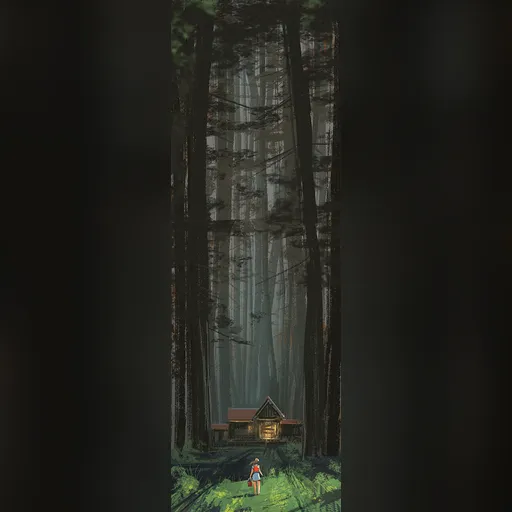 artist:moonlightorange medium:artwork // 333x1000 // 112.1KB // jpg // image/jpeg // forest