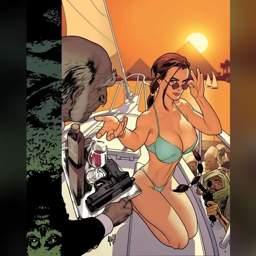 artist:adam_hughes character:lara_croft medium:artwork series:tomb_raider // 600x755 // 182.2KB // jpg // image/jpeg // adamhughes002