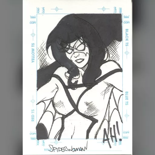 artist:adam_hughes medium:artwork // 494x698 // 85.1KB // jpg // image/jpeg // spiderwoman_sketch