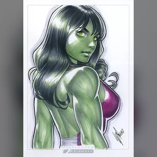 alias:she-hulk artist:warren_louw character:jennifer_walters downloaded:deviantart medium:artwork publisher:marvel skin:green // 550x783 // 518.9KB // webp // image/webp; lossless=true // she_hulk_by_warrenlouw-d8uy5my
