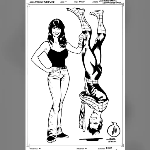 artist:adam_hughes character:mary_jane_watson medium:artwork publisher:marvel series:spider-man // 993x1500 // 128.6KB // jpg // image/jpeg // spideymary