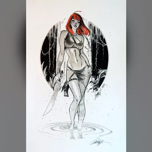 alias:fairchild artist:j_scott_campbell character:caitlin_fairchild medium:artwork series:gen_13 // 800x1216 // 202.0KB // jpg // image/jpeg // J_SCOTT_CAMPBELL_hand_signed_GEN_13_FAIRCHILD_test_PRINT_HOT