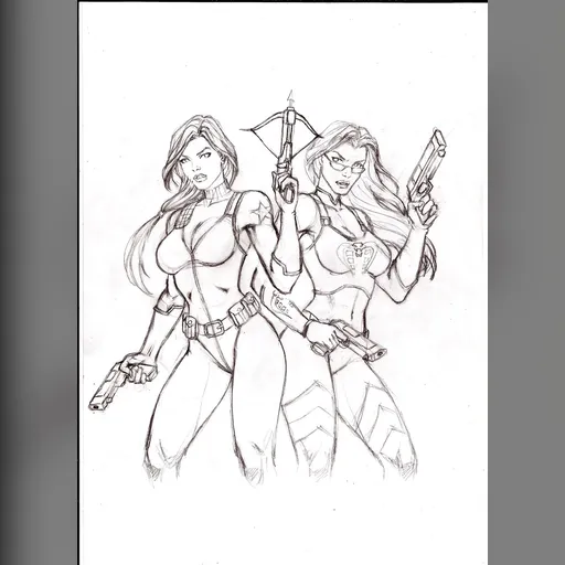 artist:carlos_braga character:baroness grayscale medium:artwork medium:drawing scarlett series:gi_joe style:benes // 1024x1408 // 209.9KB // jpg // image/jpeg // scarlett_and_baroness_layout_a4_____by_carlosbragaart80-d82x