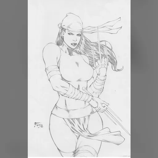 artist:fred_benes character:elektra_natchios grayscale medium:artwork medium:drawing style:benes // 643x989 // 193.5KB // jpg // image/jpeg // elektra fred benes