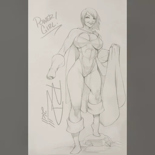 alias:karen_starr alias:power_girl artist:robaato character:kara_zor-l medium:artwork medium:drawing publisher:dc // 594x933 // 254.0KB // jpg // image/jpeg // C2E2Sketch___Power_Girl_by_Robaato