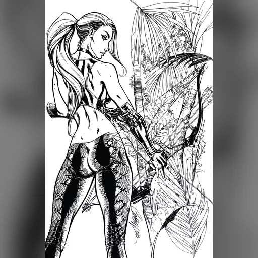 artist:j_scott_campbell medium:artwork series:danger_girl // 1988x3056 // 1.3MB // jpg // image/jpeg // Danger Girl - Trinity-099