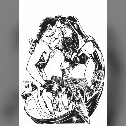 artist:adam_hughes character:lara_croft medium:artwork series:tomb_raider // 1024x1477 // 288.6KB // jpg // image/jpeg // adam_hughes_tomb_raider_magdalena_recreation_by_sky_boy-d64u