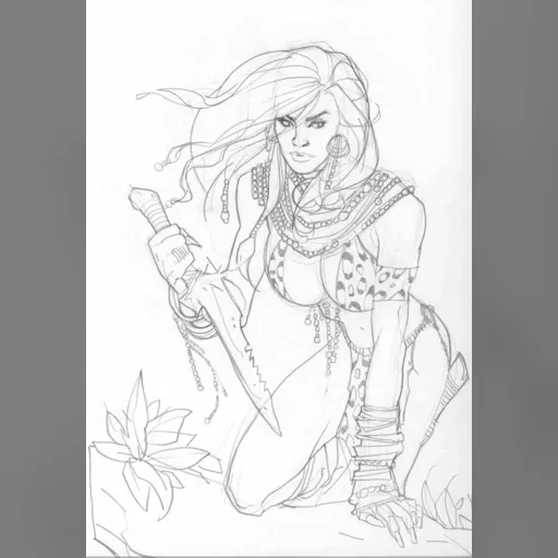 artist:adam_hughes medium:artwork // 701x1014 // 109.2KB // jpg // image/jpeg // JungleBabe