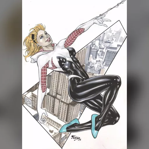 alias:spider-gwen artist:fred_benes character:gwen_stacy downloaded:deviantart medium:artwork medium:drawing publisher:marvel series:spider-man style:benes // 1024x1456 // 268.1KB // jpg // image/jpeg // spider_gwen_by_fredbenes-d9g4v7f