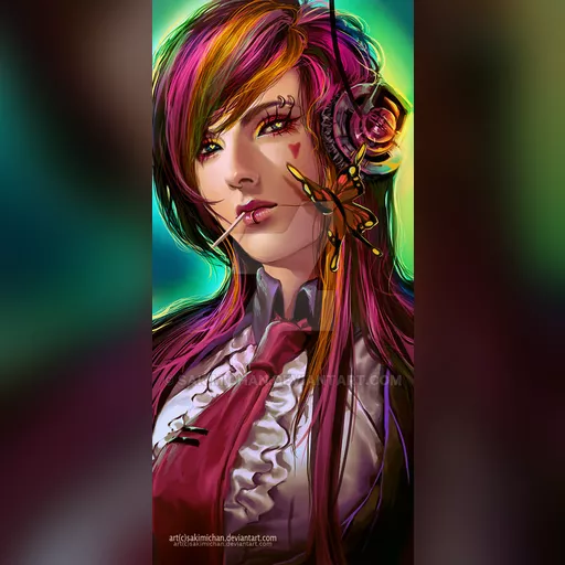 artist:sakimichan medium:artwork medium:drawing plus_artist // 400x865 // 198.0KB // jpg // image/jpeg // miss_crazy_colours_by_sakimichan-d2v7ulj