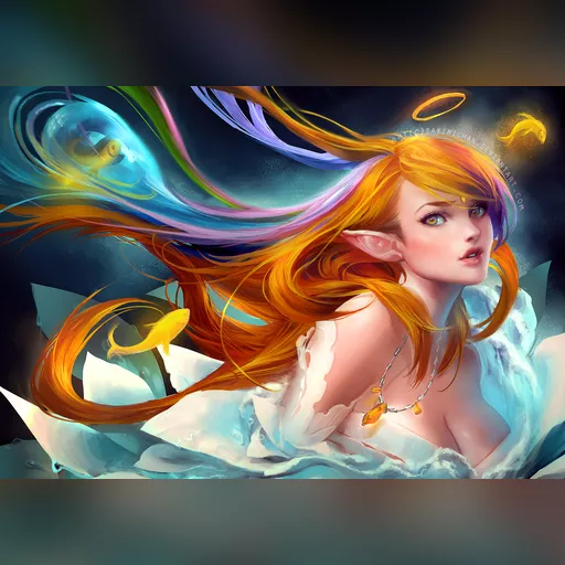 artist:sakimichan medium:artwork medium:drawing plus_artist // 2000x1392 // 2.1MB // jpg // image/jpeg // rainbow2_by_sakimichan-d68k5uf