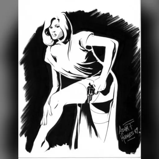 artist:adam_hughes medium:artwork // 424x550 // 32.2KB // jpg // image/jpeg // ahsketchfemfatale