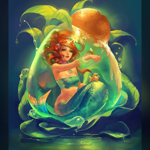 artist:sakimichan medium:artwork medium:drawing plus_artist // 1331x1500 // 1.3MB // jpg // image/jpeg // mermaid_drop_by_sakimichan-d4j7nul