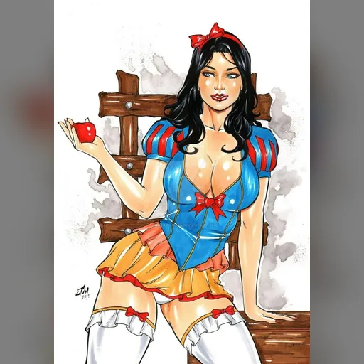 artist:junior_maia medium:artwork style:benes // 1024x1457 // 200.6KB // jpg // image/jpeg // snow_white____rate_this_draw_1_10_by_juniormaia100_ddo0icg (1)