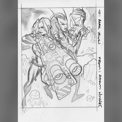 artist:adam_hughes medium:artwork // 720x1018 // 444.4KB // jpg // image/jpeg // gungirls