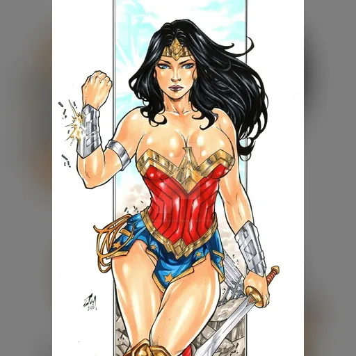 alias:wonder_woman artist:junior_maia character:diana_of_themyscira medium:artwork publisher:dc style:benes // 1024x1448 // 201.6KB // jpg // image/jpeg // diana_by_juniormaia100_de30h9y