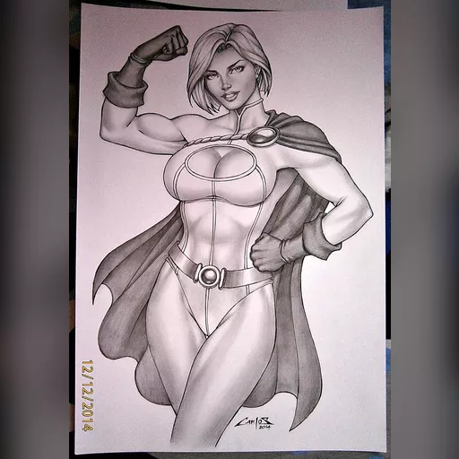 alias:karen_starr alias:power_girl artist:carlos_braga character:kara_zor-l grayscale medium:artwork medium:drawing publisher:dc style:benes // 1024x1462 // 323.7KB // jpg // image/jpeg // powergirl__sales_on_e_bay_now_____by_carlosbragaart80-d89lvq