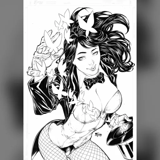 artist:fred_benes character:zatanna_zatara downloaded:deviantart grayscale medium:artwork medium:drawing publisher:dc series:batman style:benes // 1600x2263 // 723.2KB // jpg // image/jpeg // zatanna_by_fredbenes-db8c0yf