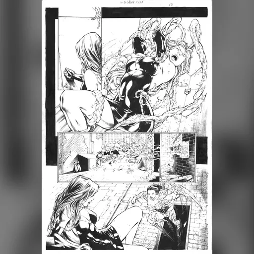 artist:fred_benes comic grayscale medium:artwork medium:drawing style:benes // 538x800 // 333.5KB // jpg // image/jpeg // Witchblade_151_pg_15_pencils_DB_inks_FB_11x17