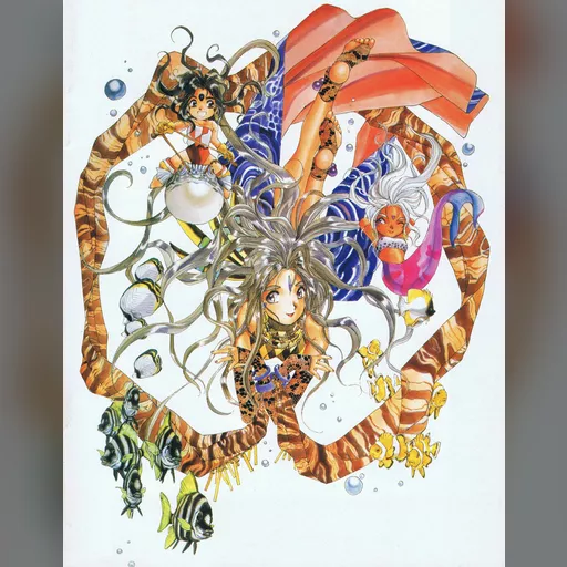 official_artwork series:oh_my_goddess // 3941x5052 // 3.3MB // jpg // image/jpeg // 390370