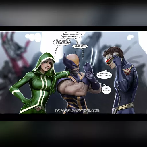 artist:nebezial medium:artwork // 1500x971 // 144.3KB // jpg // image/jpeg // wolverine__s_carpal_tunnel_by_nebezial-d4nngf2