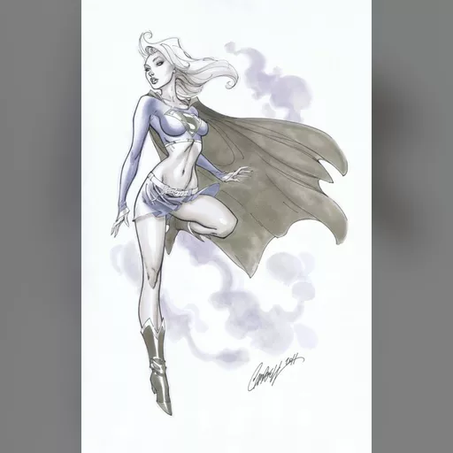 alias:supergirl artist:j_scott_campbell character:kara_zor-el medium:artwork publisher:dc series:superman // 513x800 // 60.2KB // jpg // image/jpeg // Supergirl