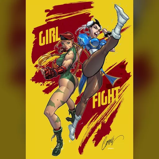 artist:j_scott_campbell medium:artwork // 675x1000 // 146.1KB // jpg // image/jpeg // Street_Fighter_Tribute_Campbel_by_Eldelgado2