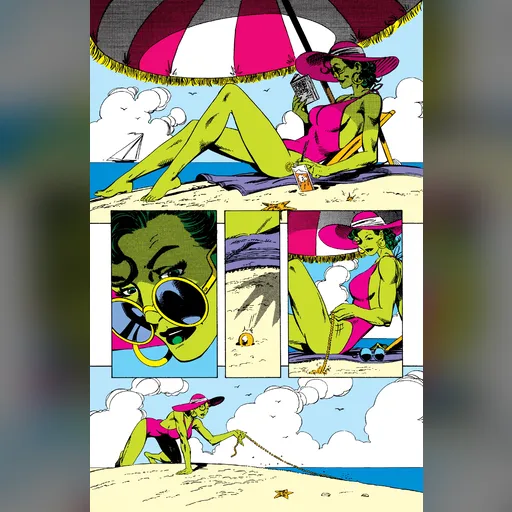 alias:she-hulk character:jennifer_walters publisher:marvel run:sensational_she-hulk series:she-hulk // 1987x3056 // 1.6MB // jpg // image/jpeg // 2Sensational She-Hulk by John Byrne v01-175-0176