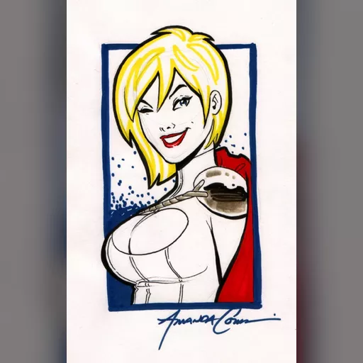 alias:karen_starr alias:power_girl artist:amanda_conner character:kara_zor-l medium:artwork publisher:dc // 507x800 // 310.0KB // jpg // image/jpeg // Connor, Amanda - Power Girl