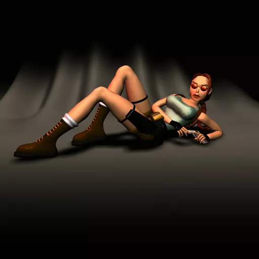character:lara_croft medium:artwork official official_artwork series:tomb_raider tomb_raider_2 // 4000x4000 // 428.8KB // jpg // image/jpeg // tr2-038