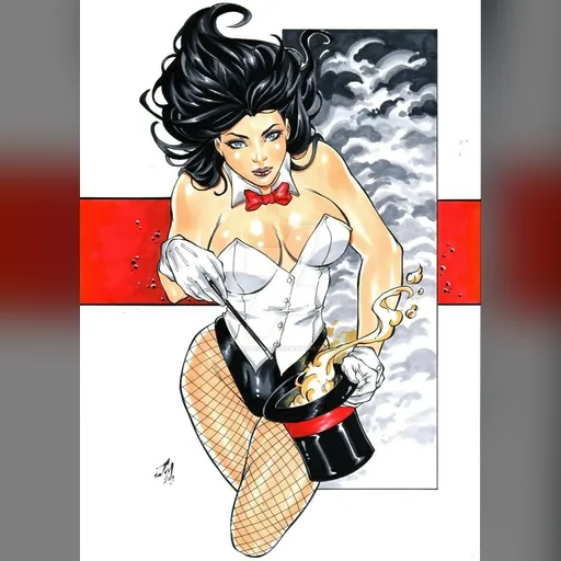 artist:junior_maia character:zatanna_zatara medium:artwork publisher:dc series:batman style:benes // 1024x1434 // 190.4KB // jpg // image/jpeg // zanata____rate_this_drawing_1_10____commision_open_by_juniormaia100_ddoy2nx (1)