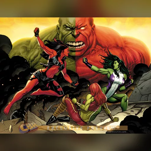 alias:red_she-hulk alias:she-hulk alias:she-rulk artist:frank_cho character:betty_ross character:jennifer_walters lyra medium:artwork publisher:marvel skin:green // 1200x923 // 172.6KB // jpg // image/jpeg // shehulkscolor