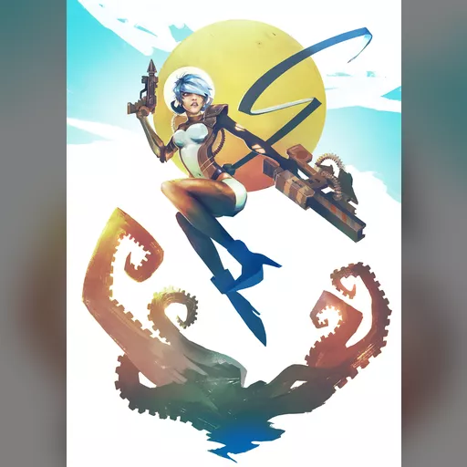 artist:eyardt medium:artwork // 1200x1676 // 884.6KB // jpg // image/jpeg // pop_space_scout_and_the_sticky_alien_tentacles_by_eyardt-dam