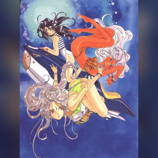 official_artwork series:oh_my_goddess // 1500x2000 // 3.0MB // jpg // image/jpeg // 605040