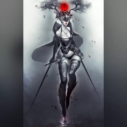 artist:sakimichan medium:artwork medium:drawing plus_artist // 1266x2000 // 1.4MB // jpg // image/jpeg // sakura_demon_warrior_by_sakimichan-d4ugz5f