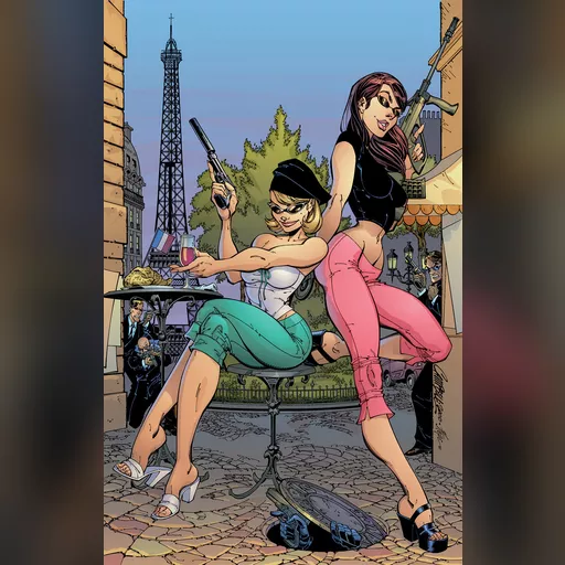 artist:j_scott_campbell medium:artwork series:danger_girl // 1280x2019 // 923.5KB // jpg // image/jpeg // 241DANGER GIRL BONUS PG20 Kopie