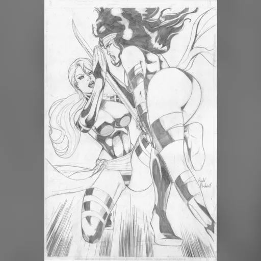 alias:psylocke artist:undergrace777 character:betsy_braddock character:elektra_natchios medium:artwork publisher:marvel series:x-men // 1674x2529 // 702.3KB // jpg // image/jpeg // psylock_vs_elektra_by_undergrace777