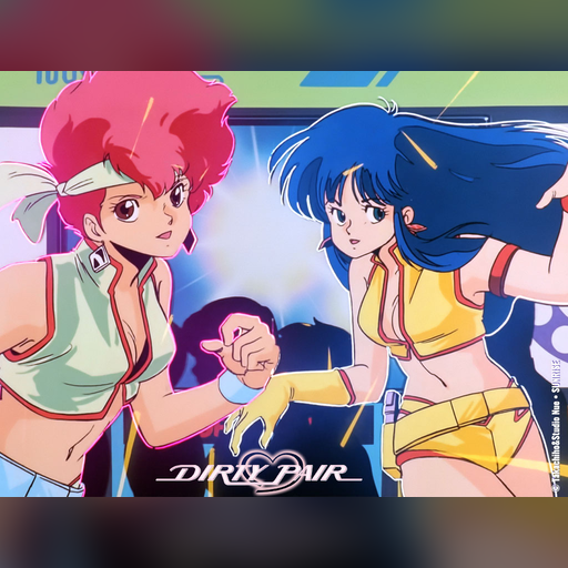 desktop medium:artwork official official_artwork series:dirty_pair wallpaper // 1024x768 // 676.7KB // webp // image/webp; lossless=true // 1024x768-1