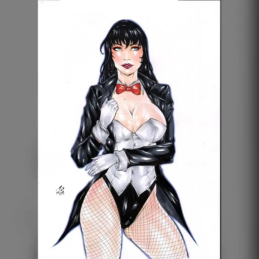 artist:junior_maia character:zatanna_zatara medium:artwork publisher:dc series:batman style:benes // 1024x1450 // 169.5KB // jpg // image/jpeg // zatana__by_juniormaia100_dbp1h0r