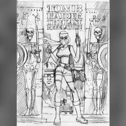 medium:artwork official official_artwork series:tomb_raider tomb_raider_the_last_revelation // 913x1240 // 604.4KB // jpg // image/jpeg // tr4-sketch03135E28FF-DA9E-ED4F-8367-DCB01AFD28F2