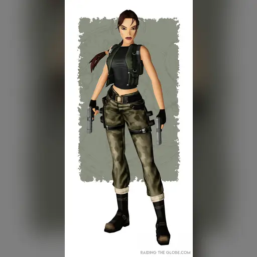 medium:artwork official official_artwork series:tomb_raider tomb_raider_the_angel_of_darkness // 1900x3808 // 1.6MB // jpg // image/jpeg // camo_pants_with_vest_front